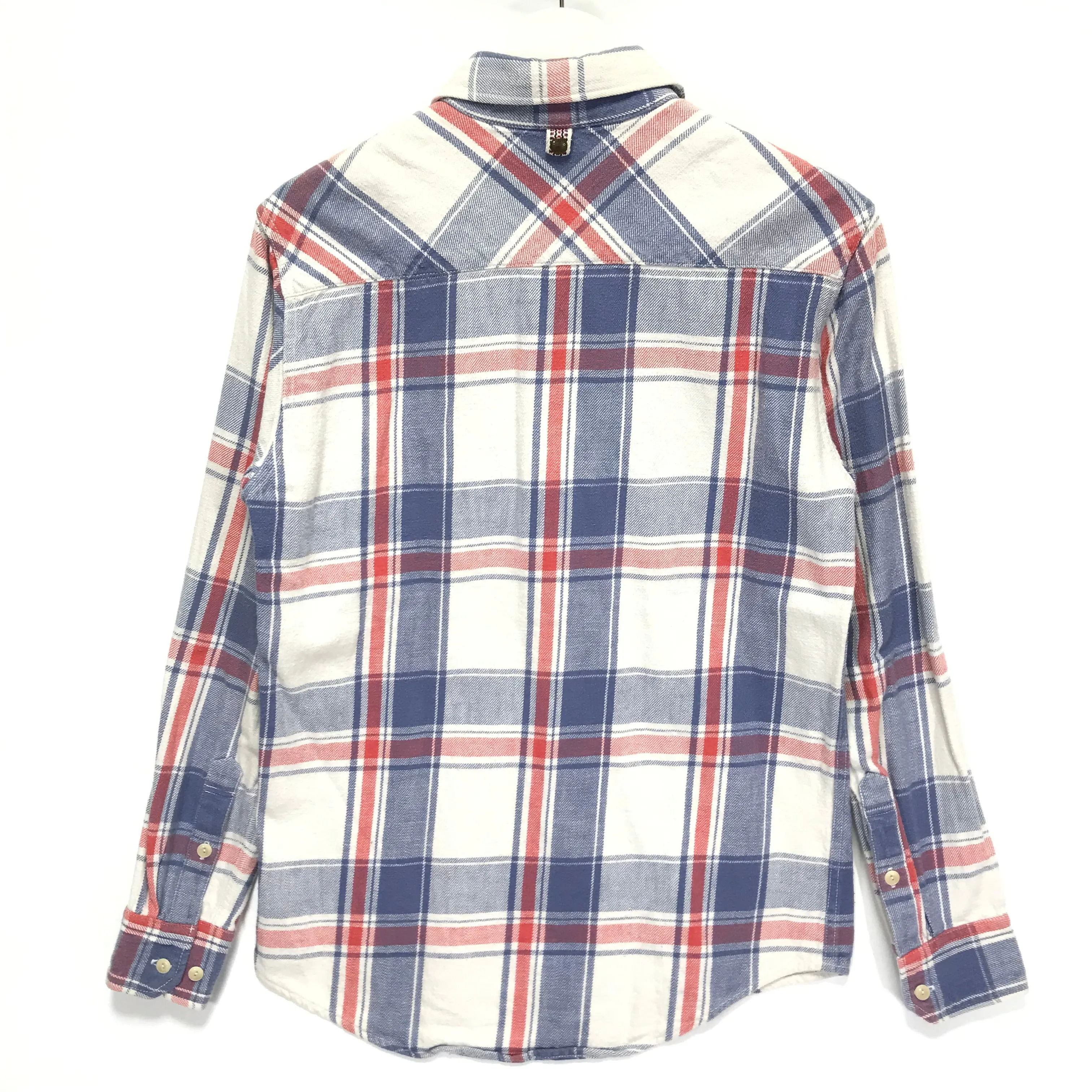 [S] Visvim 11AW Black Elk Flannel L/S Shirt White