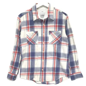 [S] Visvim 11AW Black Elk Flannel L/S Shirt White