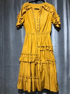 Sea NEW YORK Dark Mustard Short Sleeve Maxi Dress