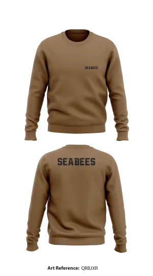 Seabees Store 1 Core Men's Crewneck Performance Sweatshirt - qRBjxr