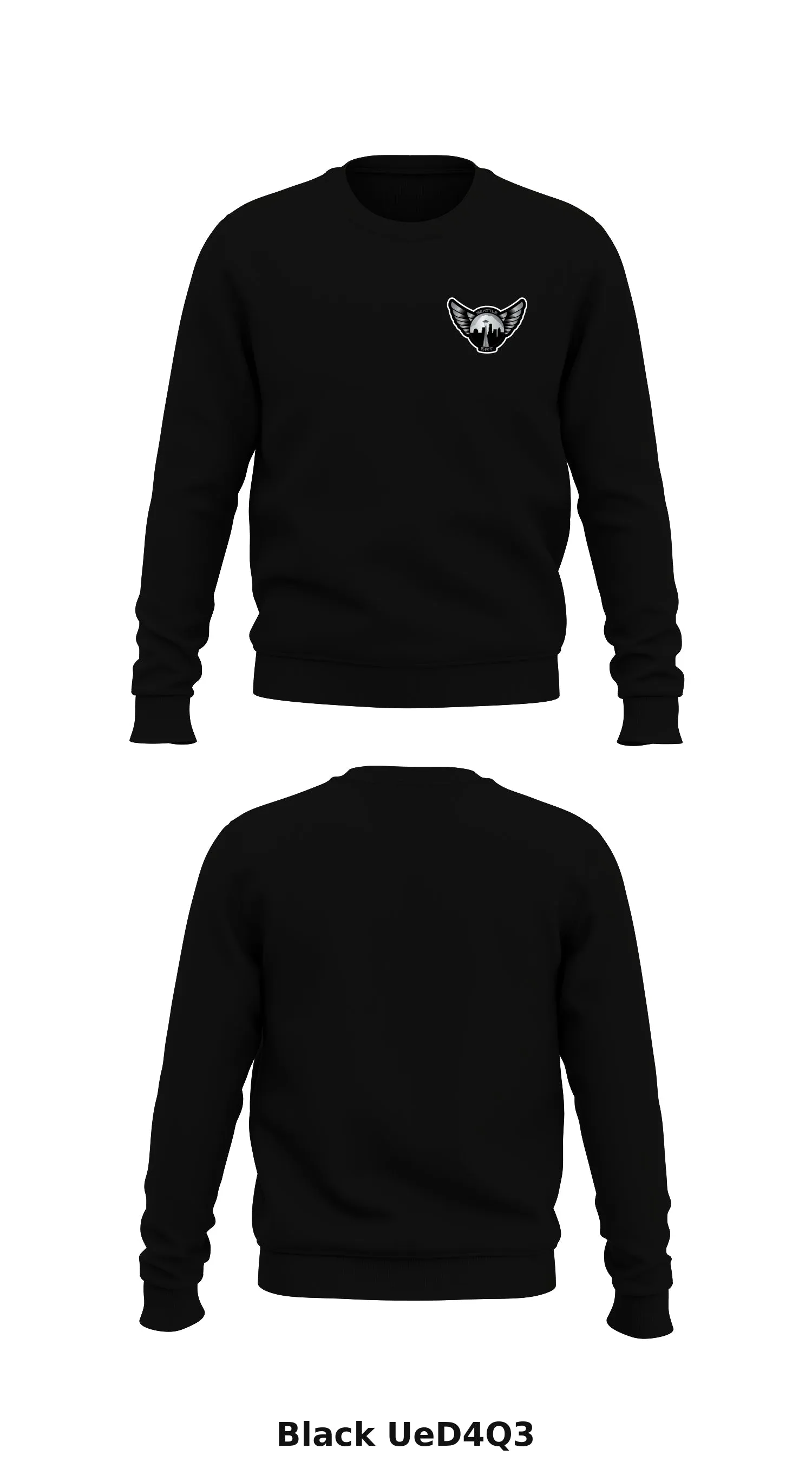 Seattle Special Response Team Store 1 Core Men's Crewneck Performance Sweatshirt - UeD4Q3