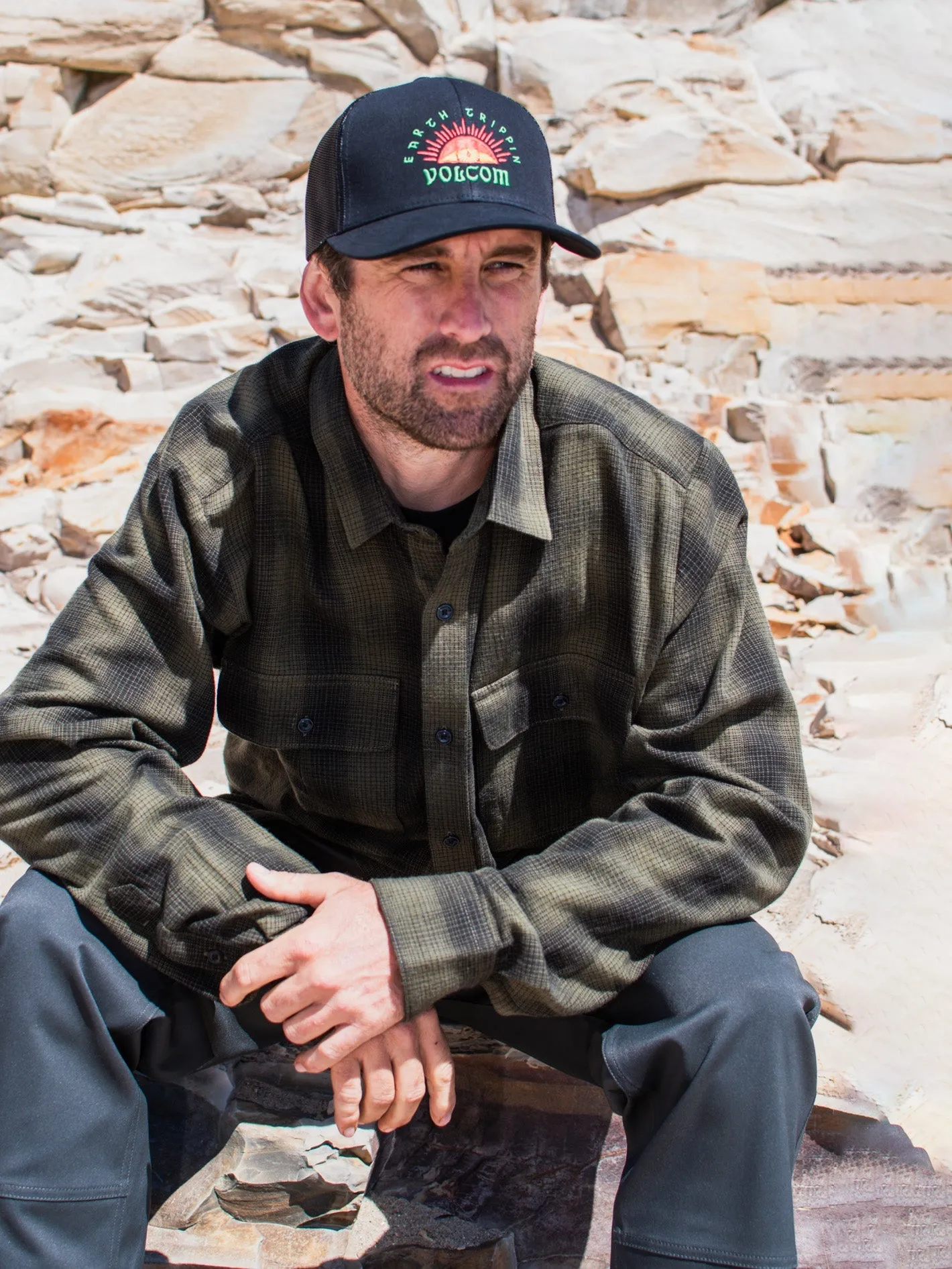 Shadowstone Flannel Hemd - Wintermoss