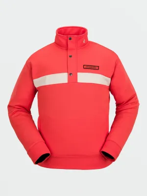 She Fleece Sweatshirt - Orange Shock