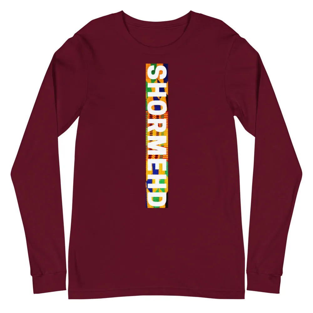 SHORMEHD Kente Unisex Long Sleeve T-shirt
