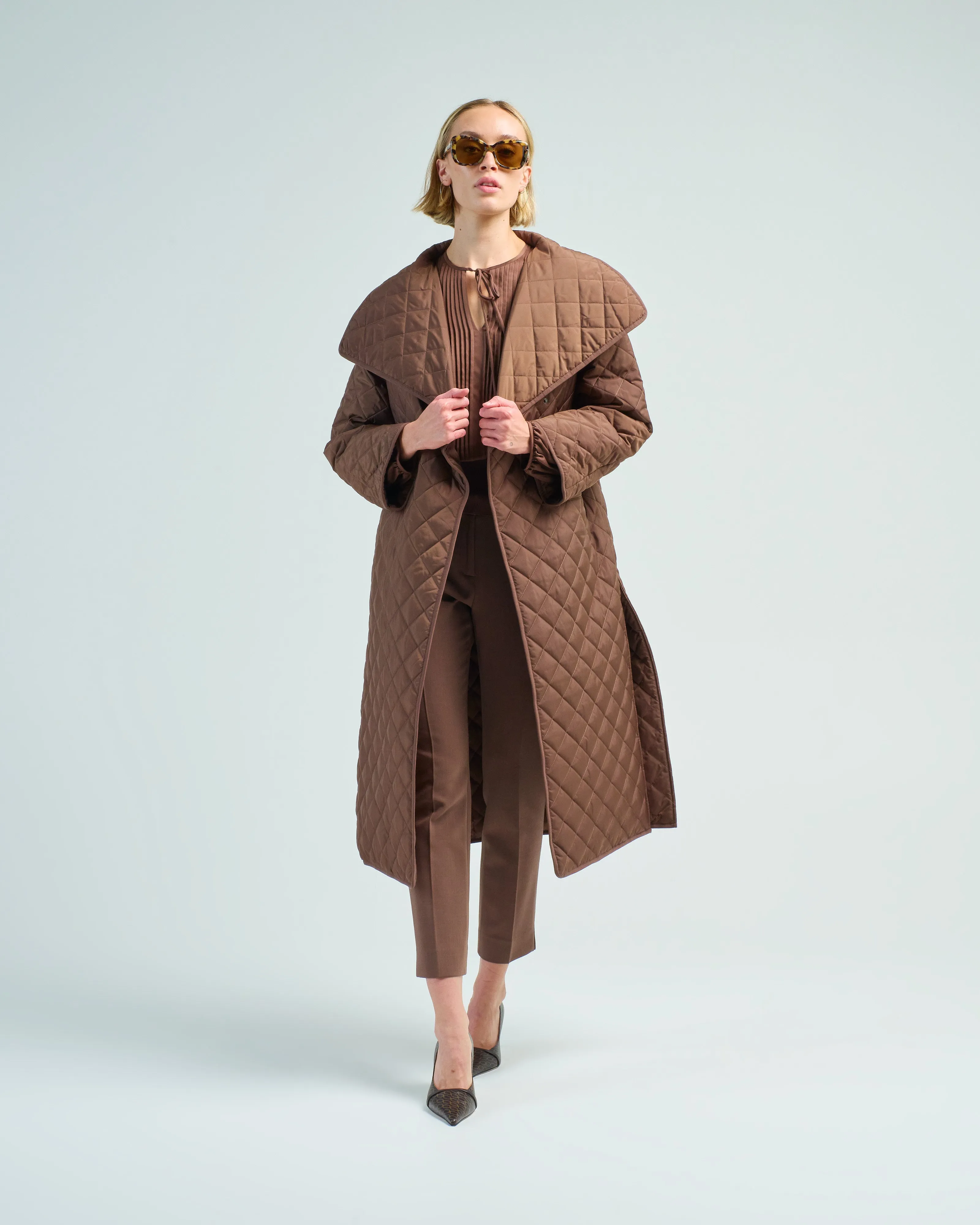 signature quilted coat