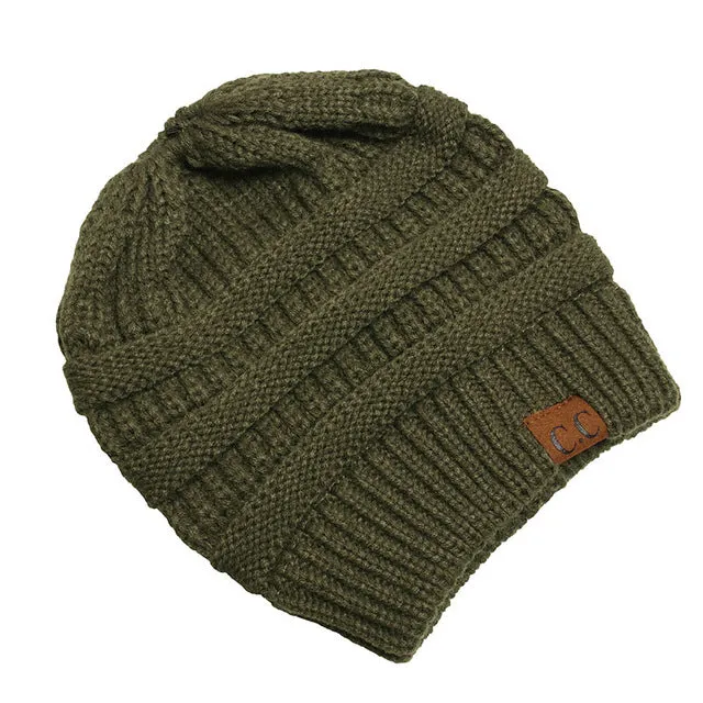Soft Knit Ponytail Beanie
