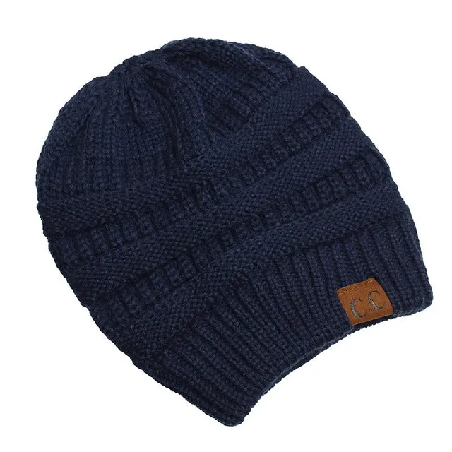 Soft Knit Ponytail Beanie