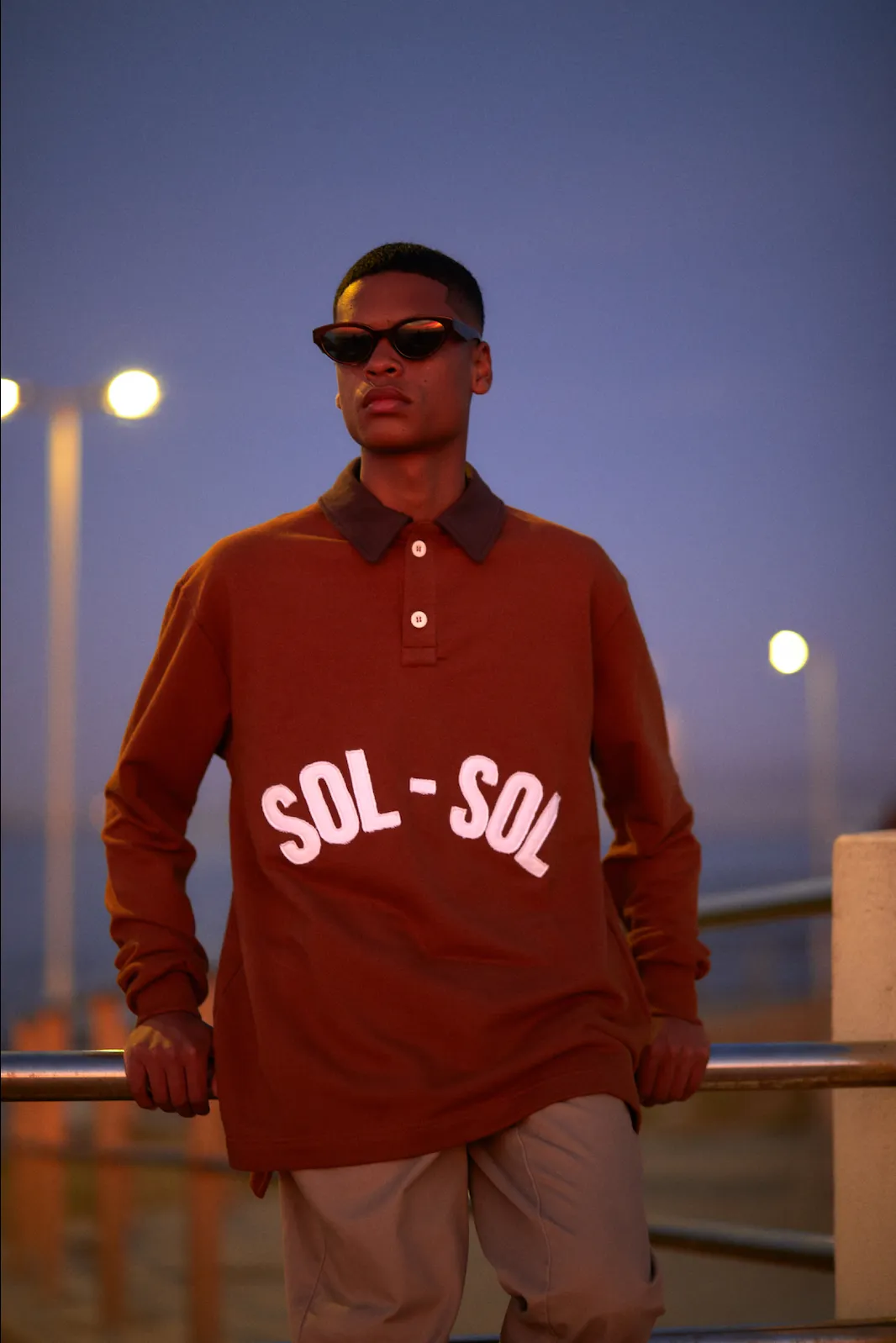 Sol Sol - Rugby Jersey - Brown