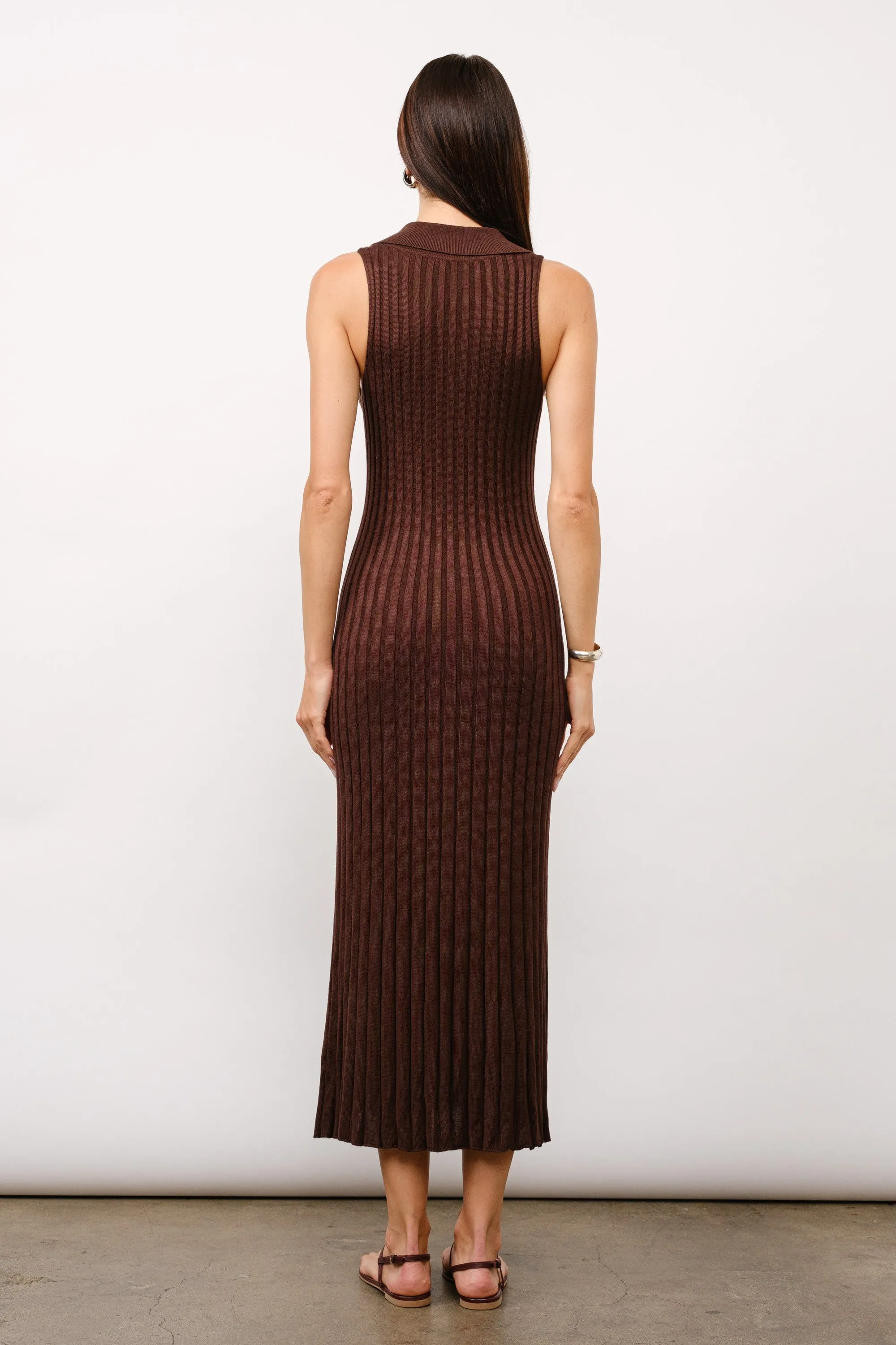Solange Rib Knit Maxi Dress