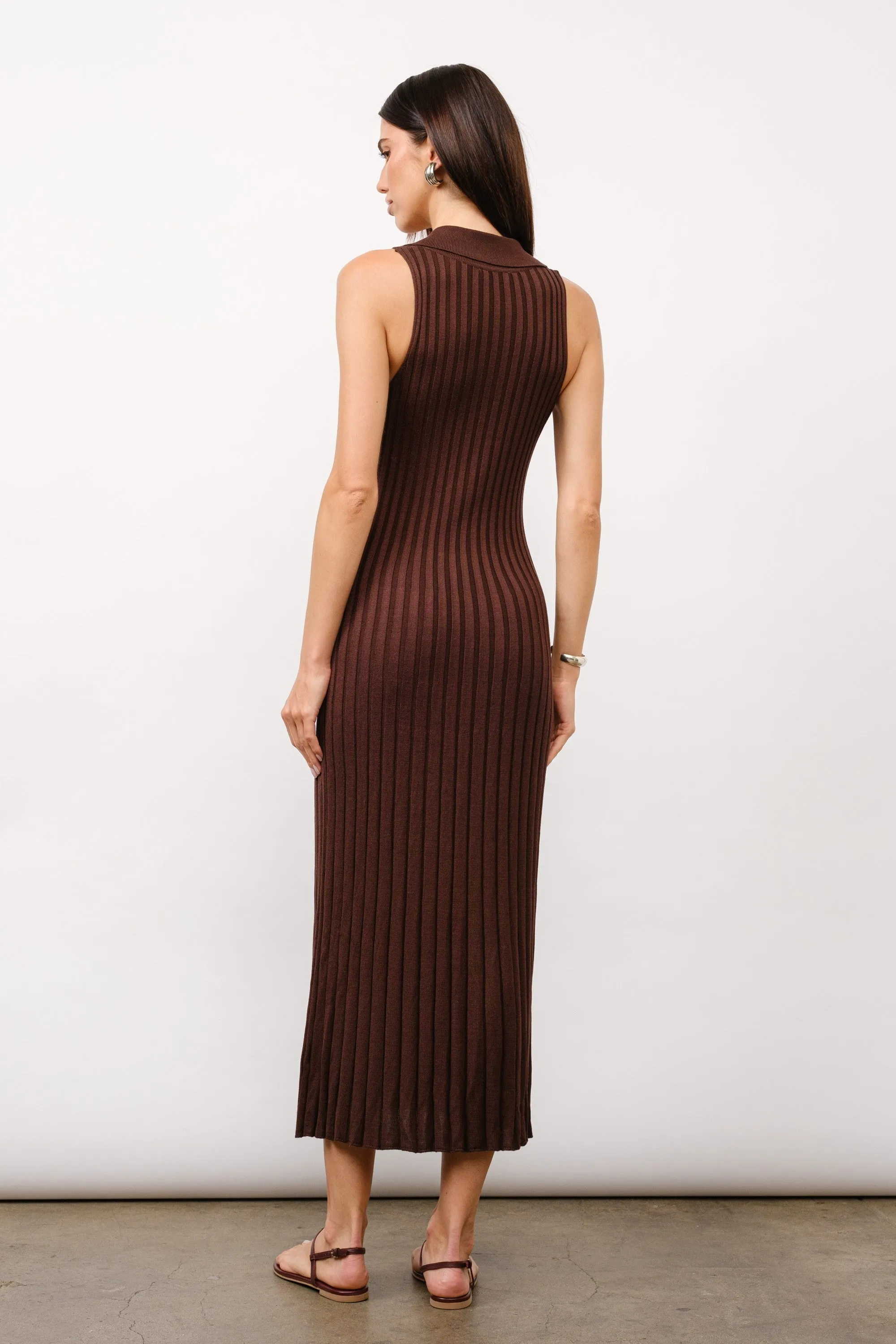 Solange Rib Knit Maxi Dress