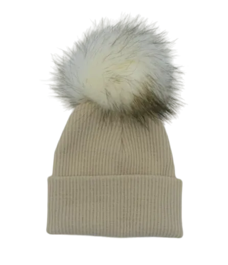Starlight Single Pom Hat - Beige