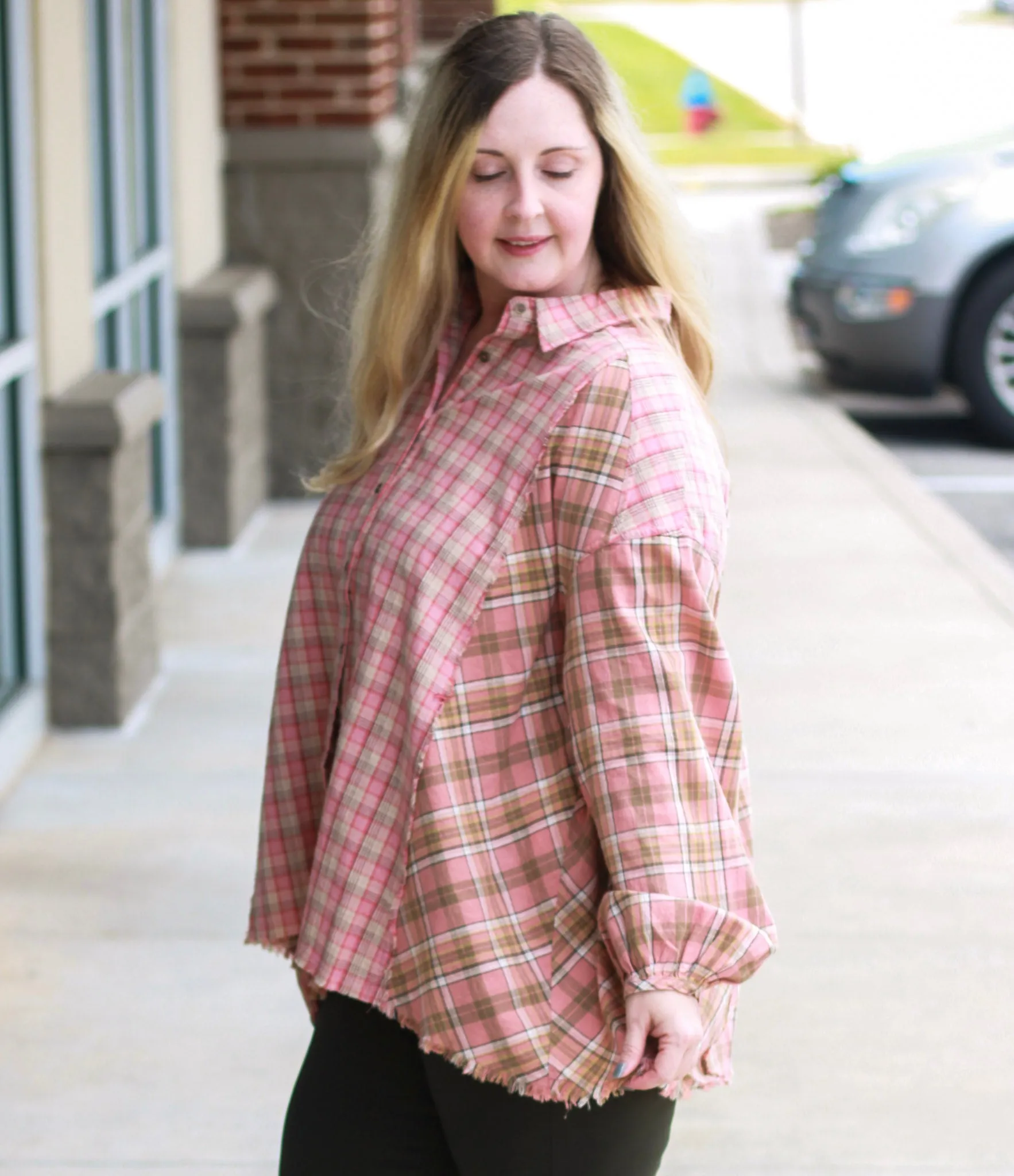 Stay Country Flannel Top