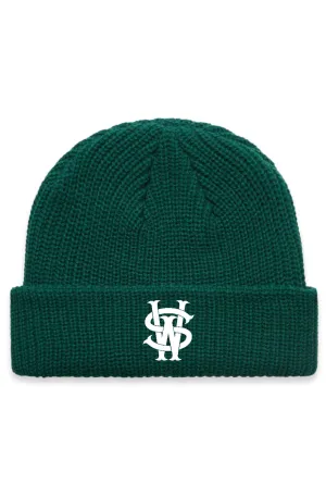 Stay Winning Fortune Frogs Green Beanie