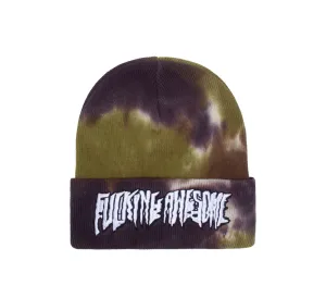 STRETCHED TIE-DYE CUFF BEANIE