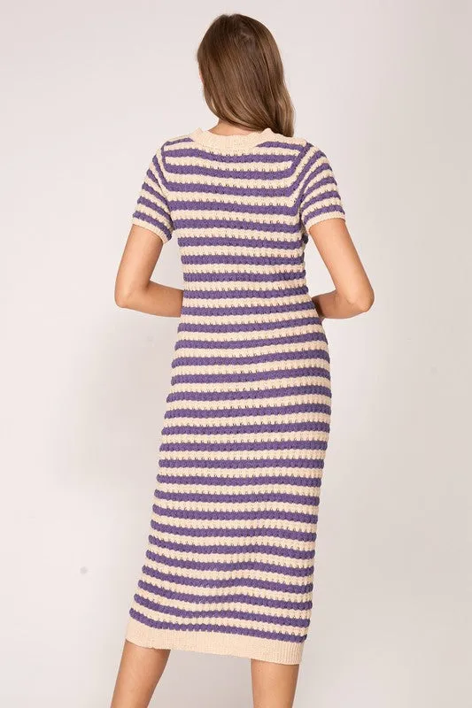 Stripe Sweater Dress