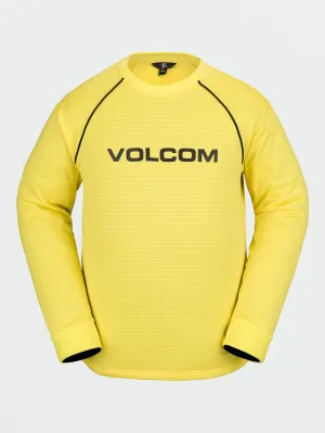 Sweat Waffle Backed Fleece - Citron