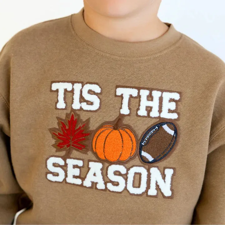 Sweet Wink Tis the Season Pumpkin Patch Sweatshirt - Mocha