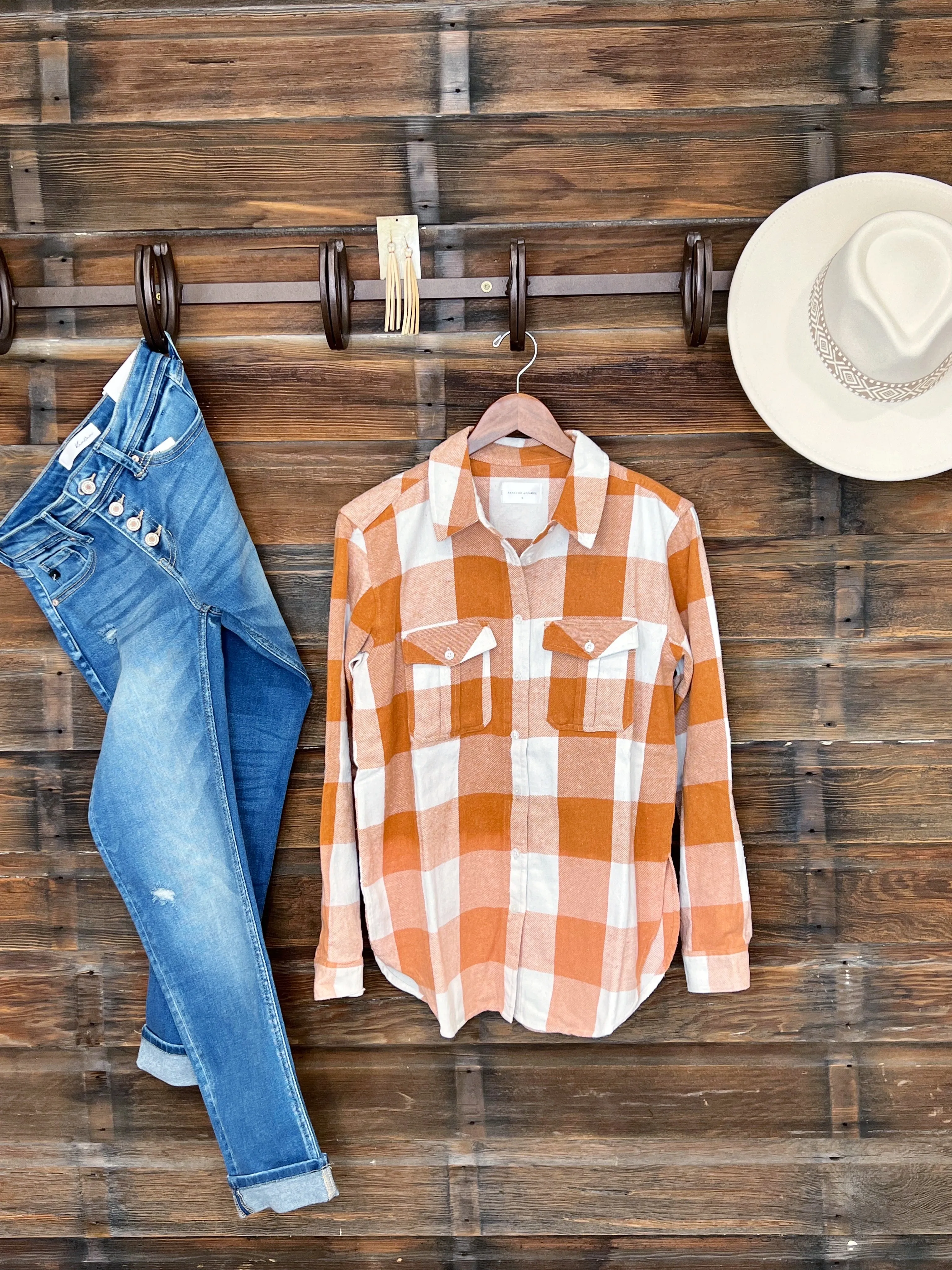 The Arlington Flannel Top