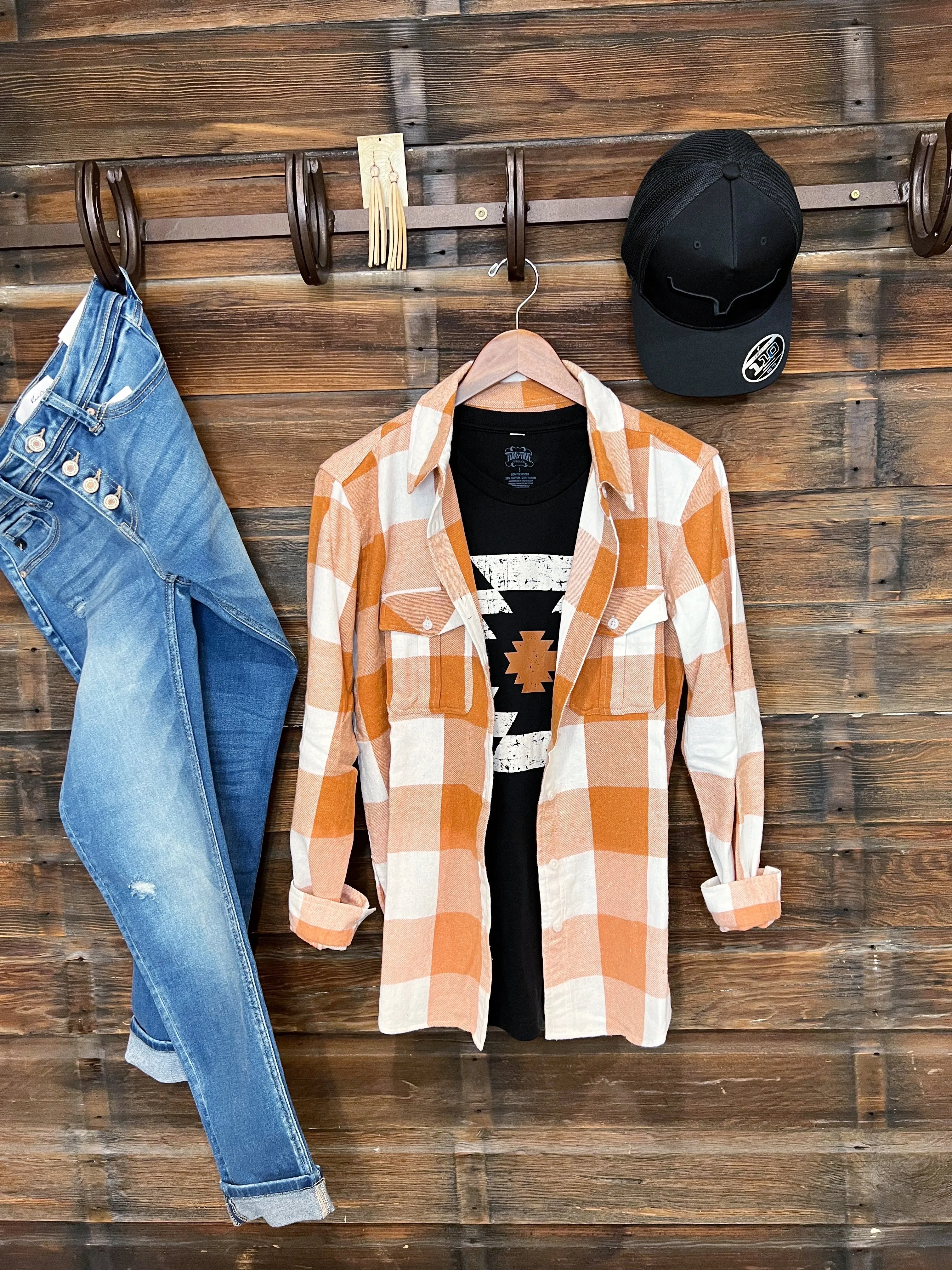 The Arlington Flannel Top