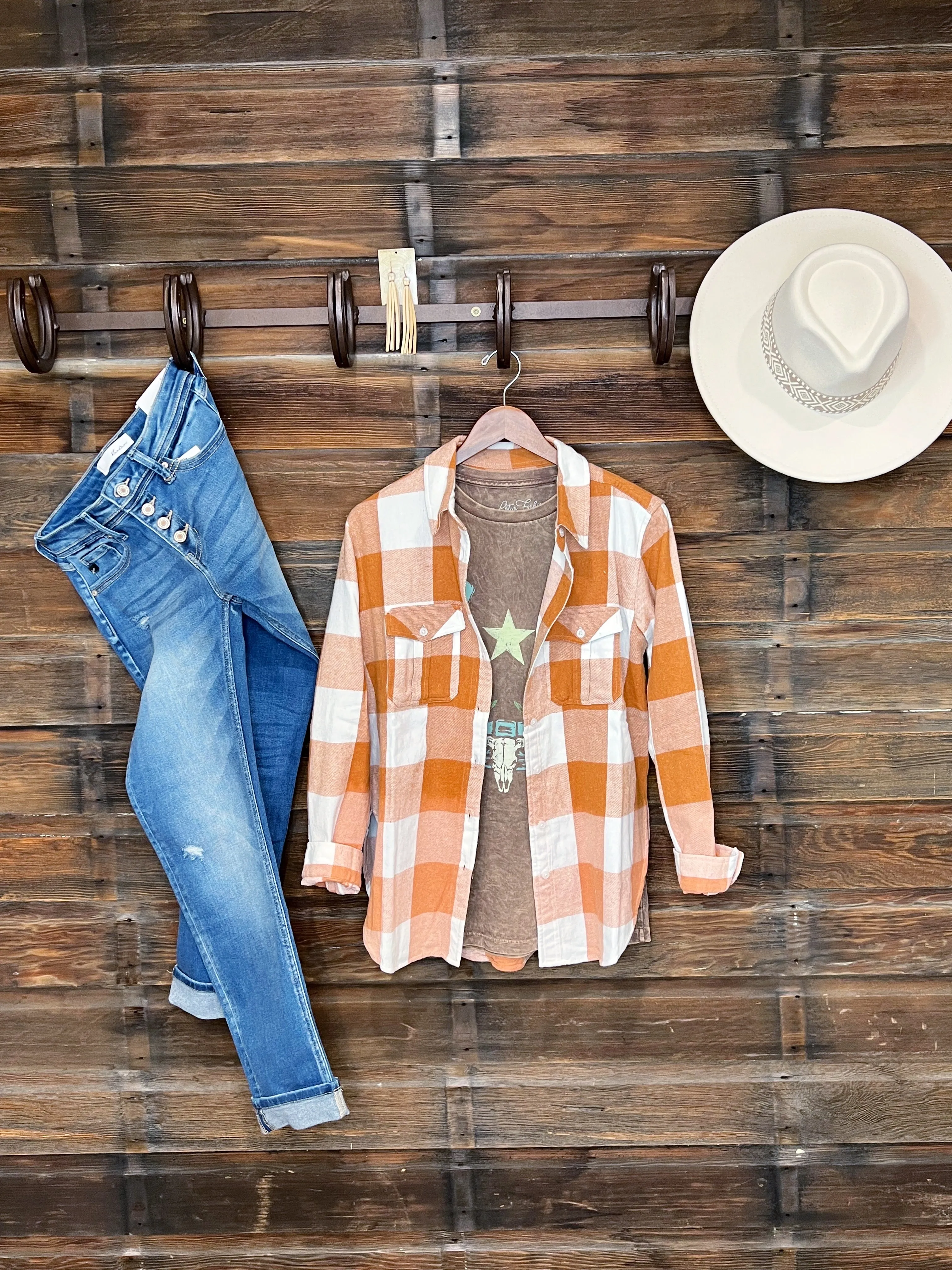 The Arlington Flannel Top