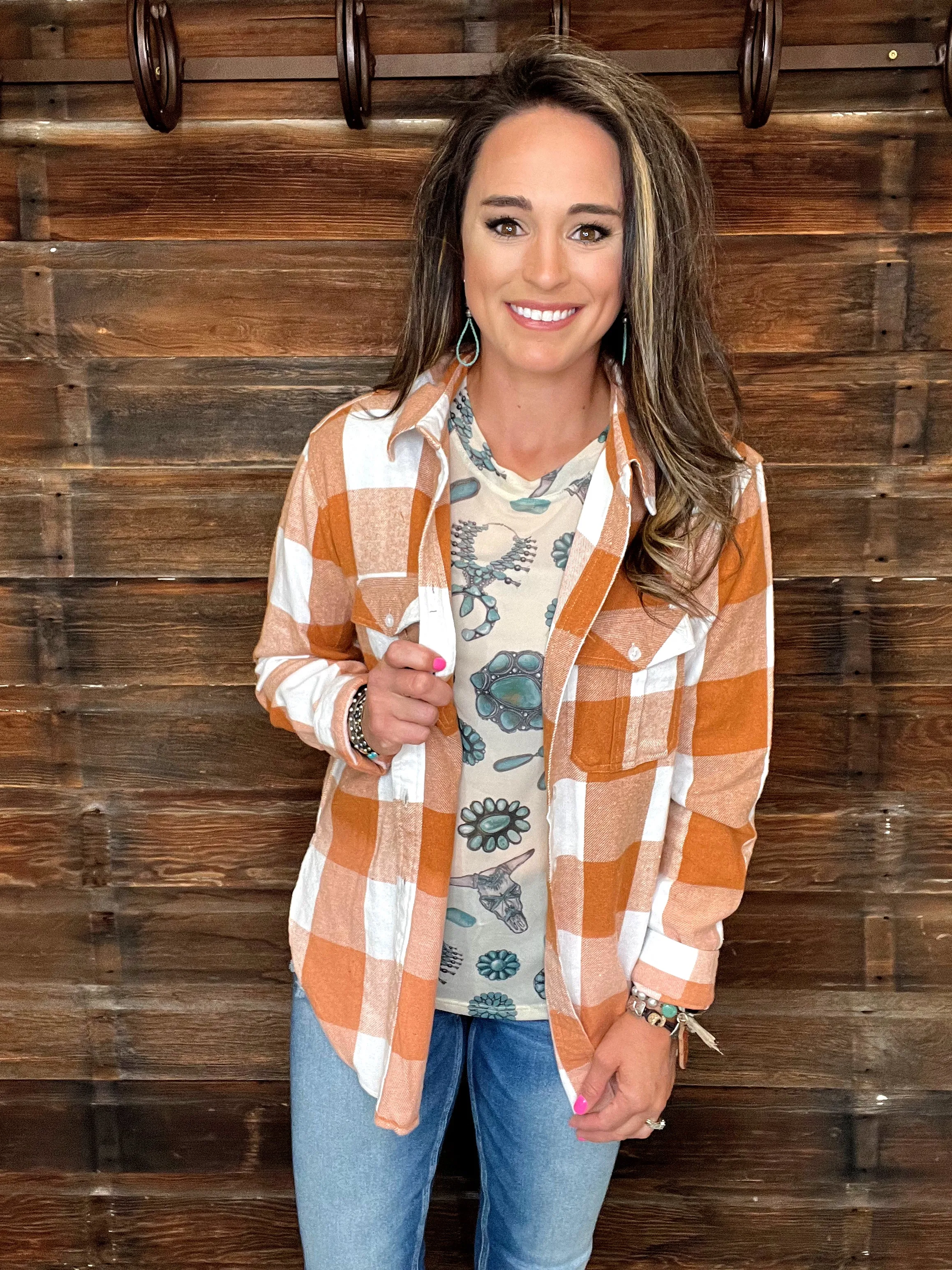 The Arlington Flannel Top