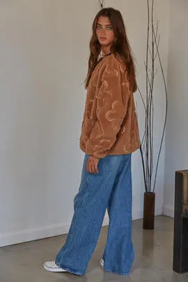 The Euphoria Floral Sherpa Jacket