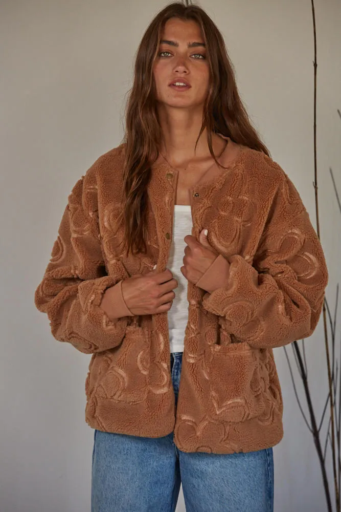 The Euphoria Floral Sherpa Jacket