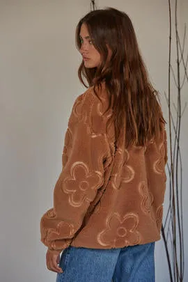 The Euphoria Floral Sherpa Jacket