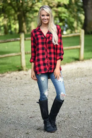 Thread & Supply Flannel ~ Blk Checkered Wash