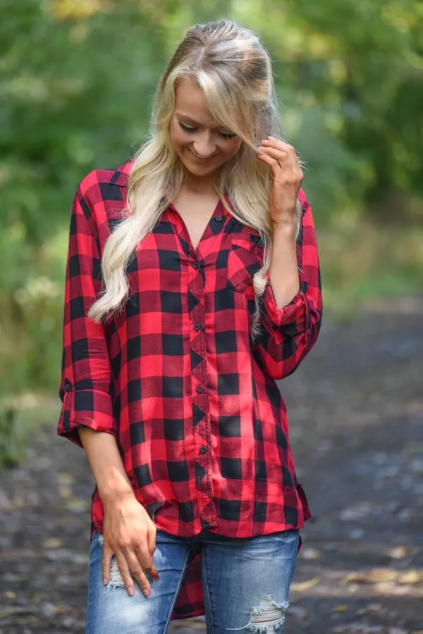 Thread & Supply Flannel ~ Blk Checkered Wash