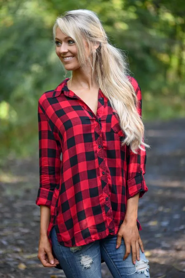 Thread & Supply Flannel ~ Blk Checkered Wash