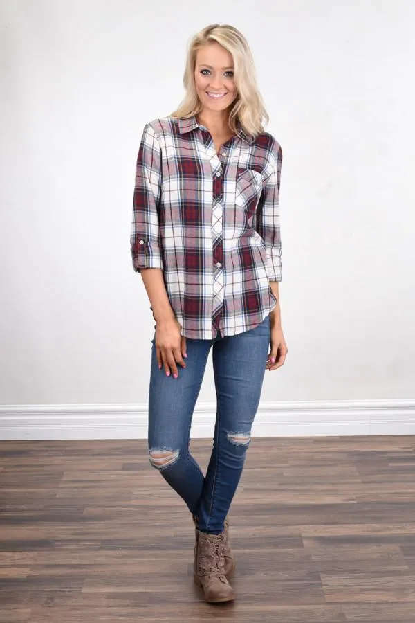 Thread & Supply ~ Red & Blue Plaid