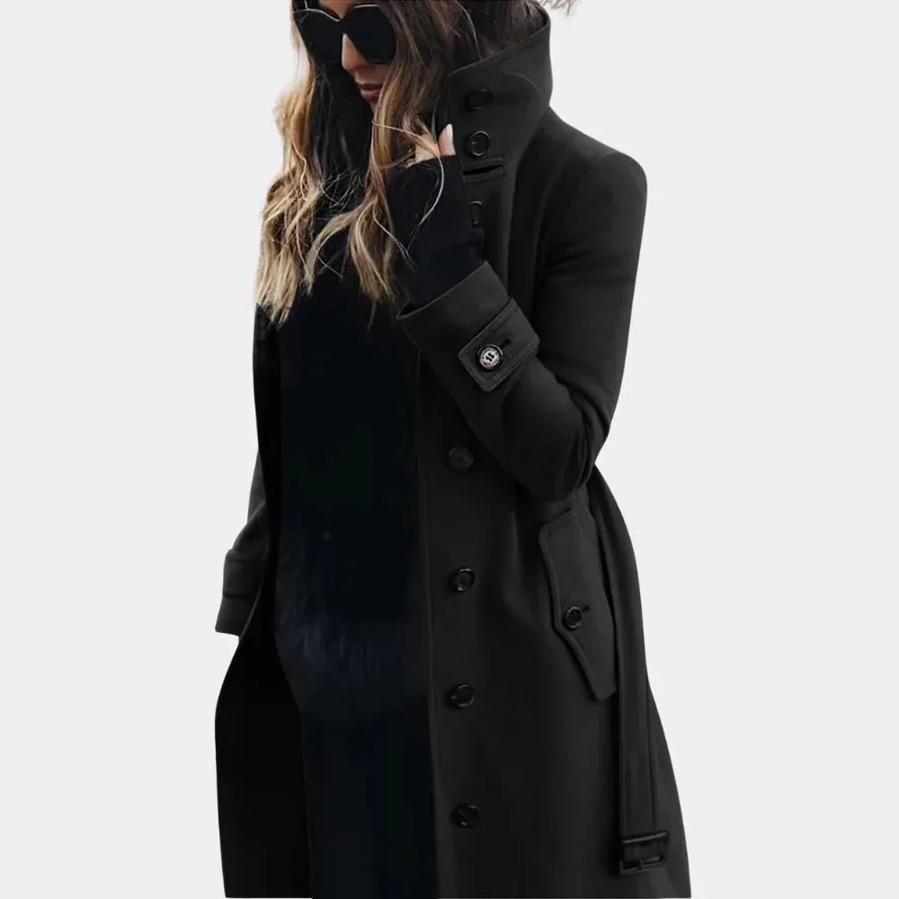Trenchcoat Belle™ | Women's Stylish Waterproof Trench Coat | Breathable Fabric, Adjustable Belt, and Functional Pockets