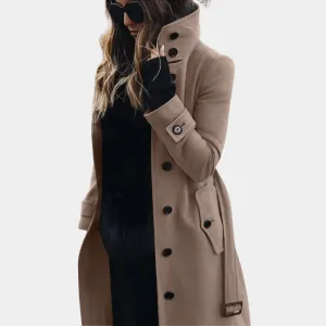 Trenchcoat Belle™ | Women's Stylish Waterproof Trench Coat | Breathable Fabric, Adjustable Belt, and Functional Pockets