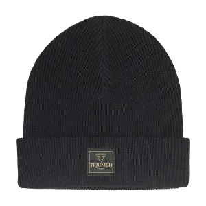 Triumph Polar Knitted Beanie in Black