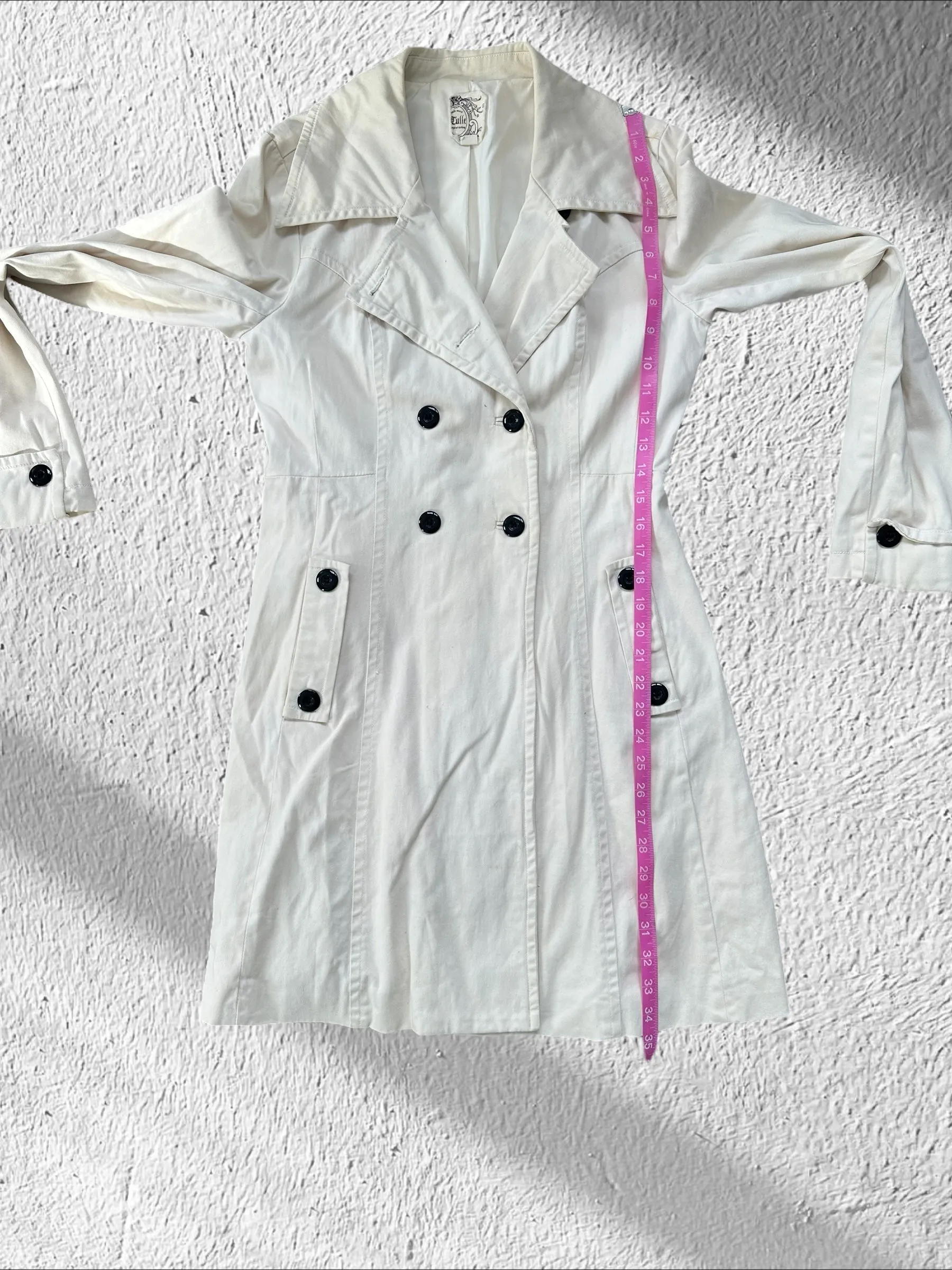 Tulle Trench Coat