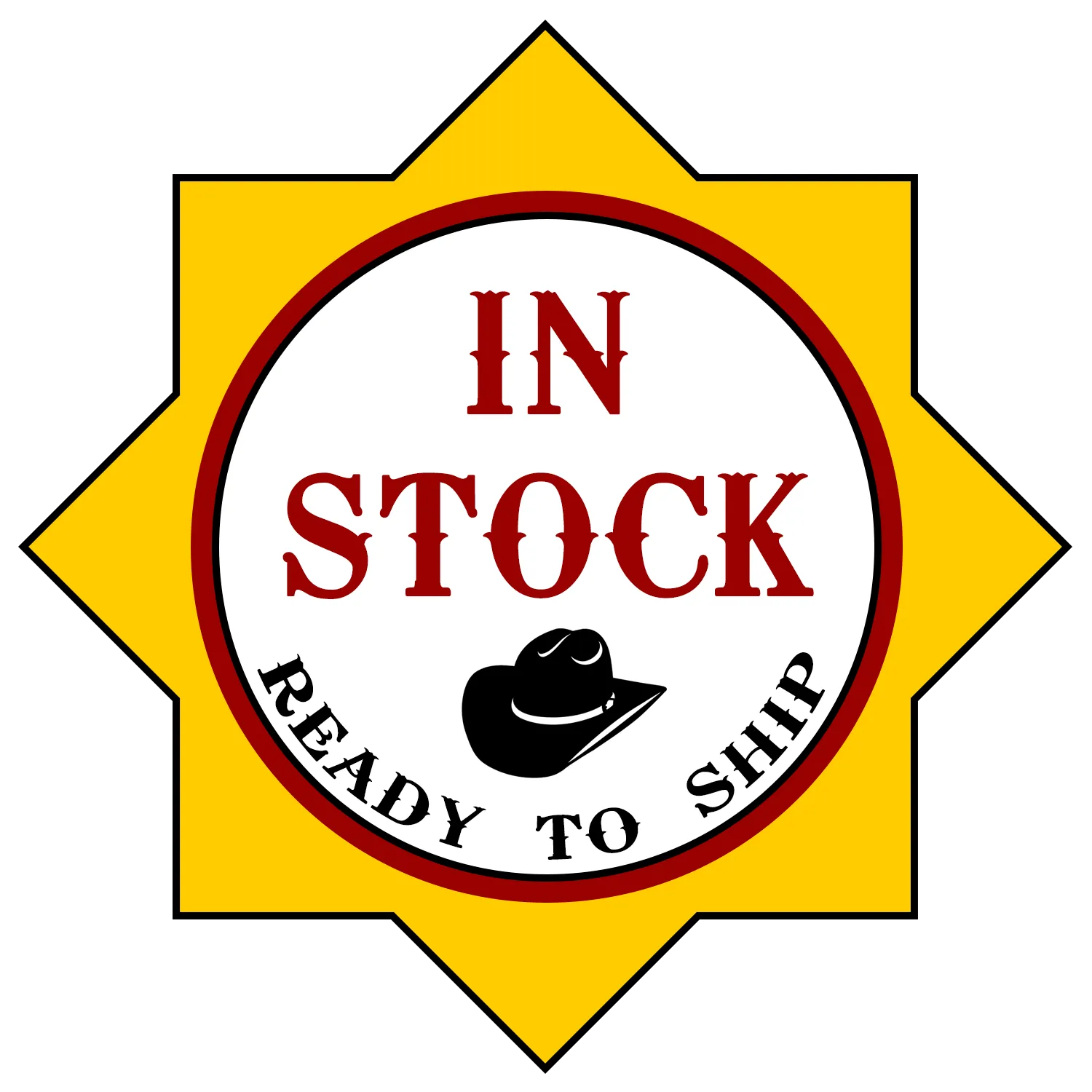 Twinstone Cowboy Hat 6X Cattleman Black B-4" Texas