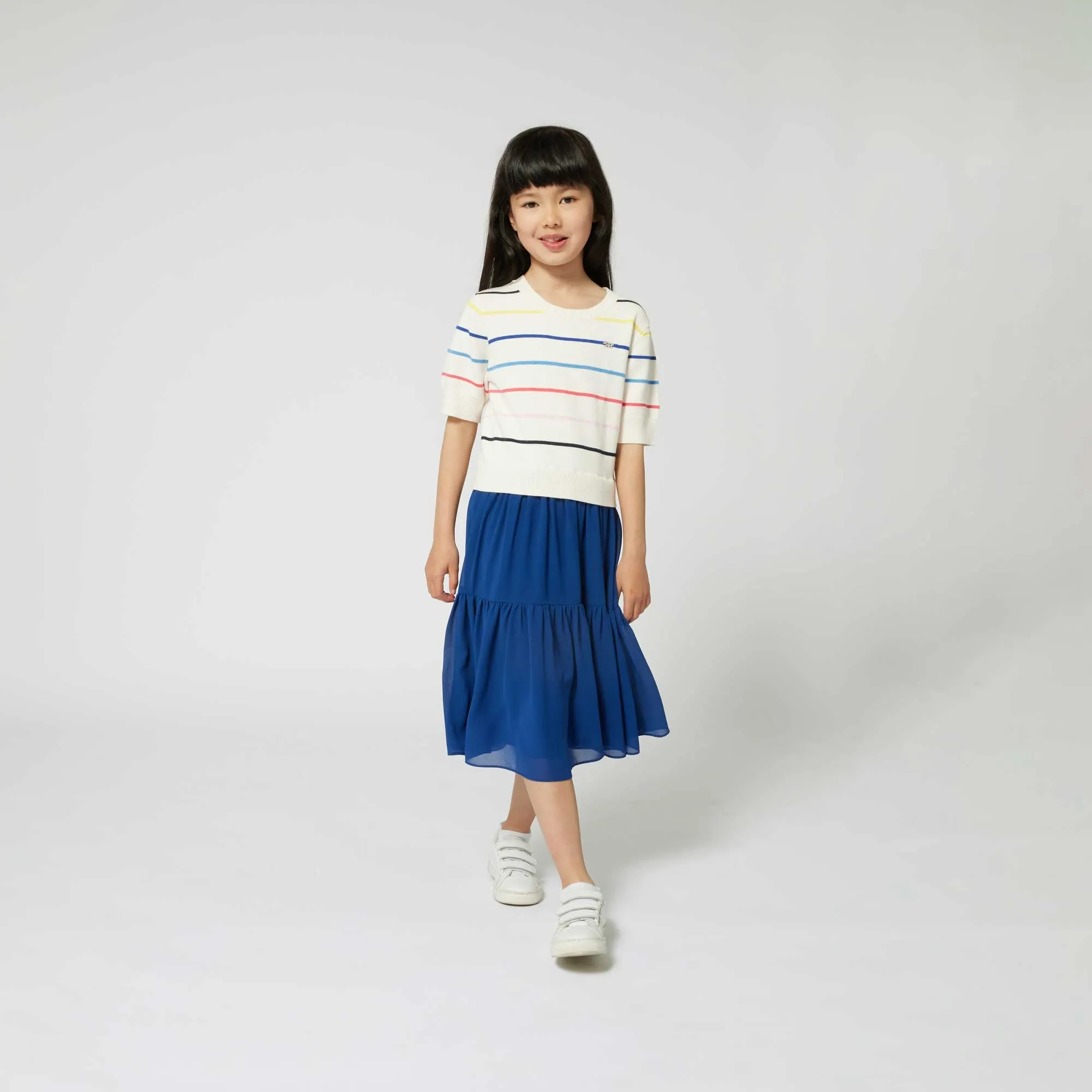 Twofer striped sweater dress by Sonia Rykiel