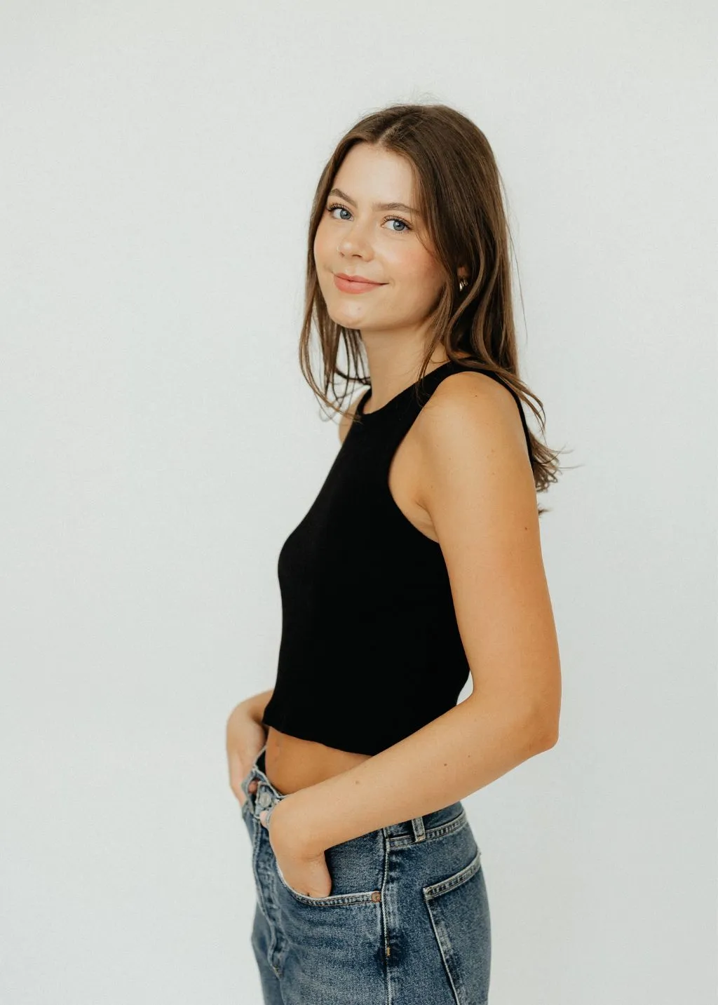 Velvet Harla Top in Black