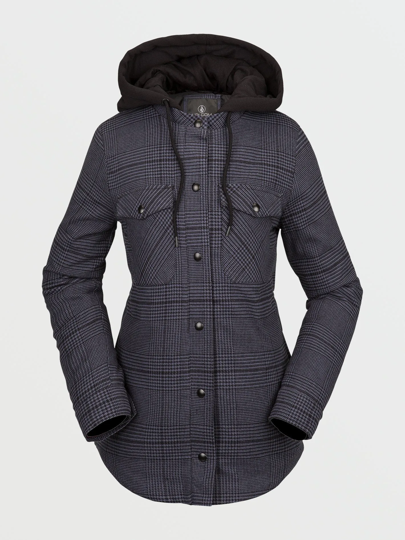 Veste Hooded Flannel - Black