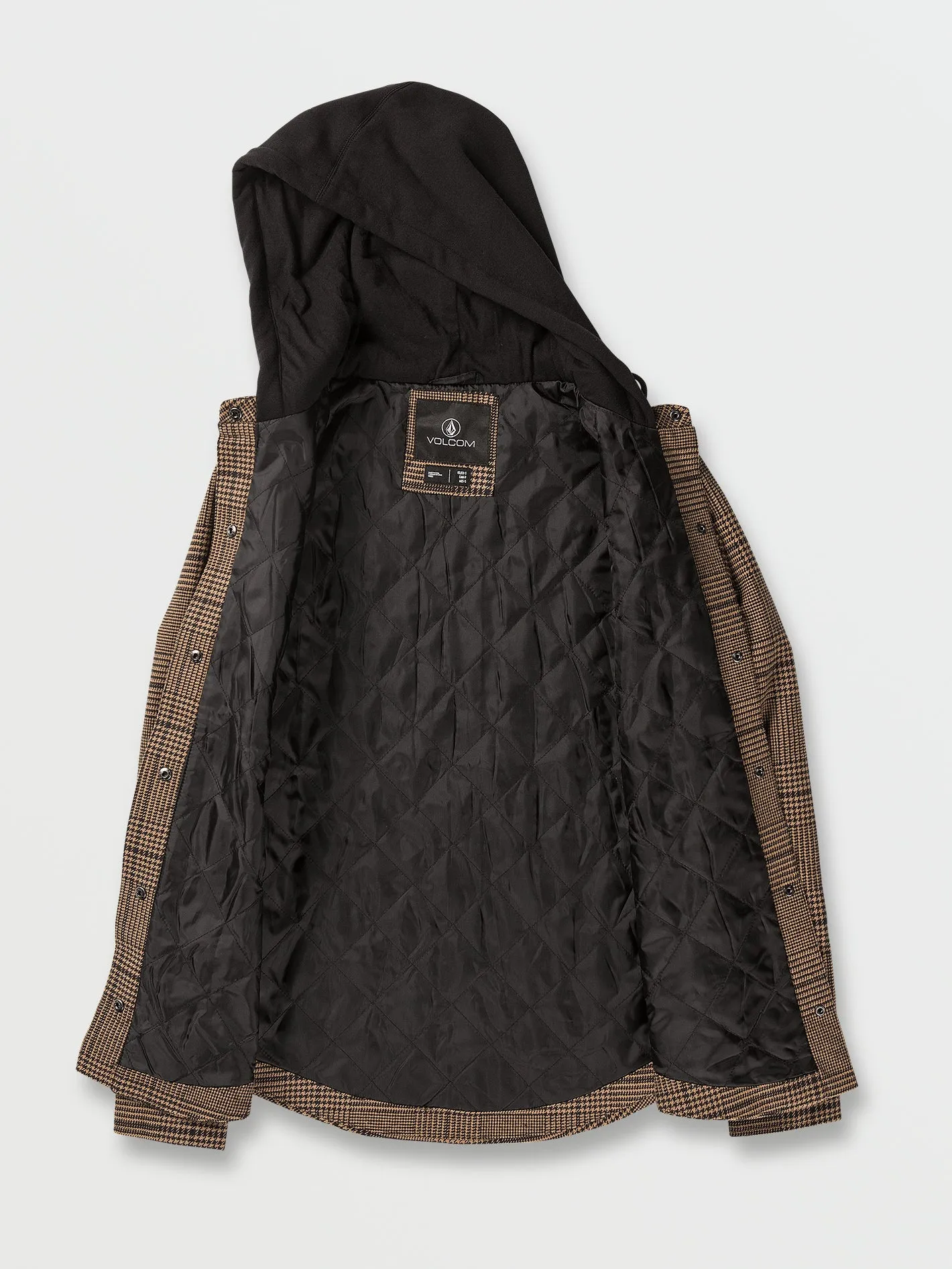 Veste Hooded Flannel - Caramel