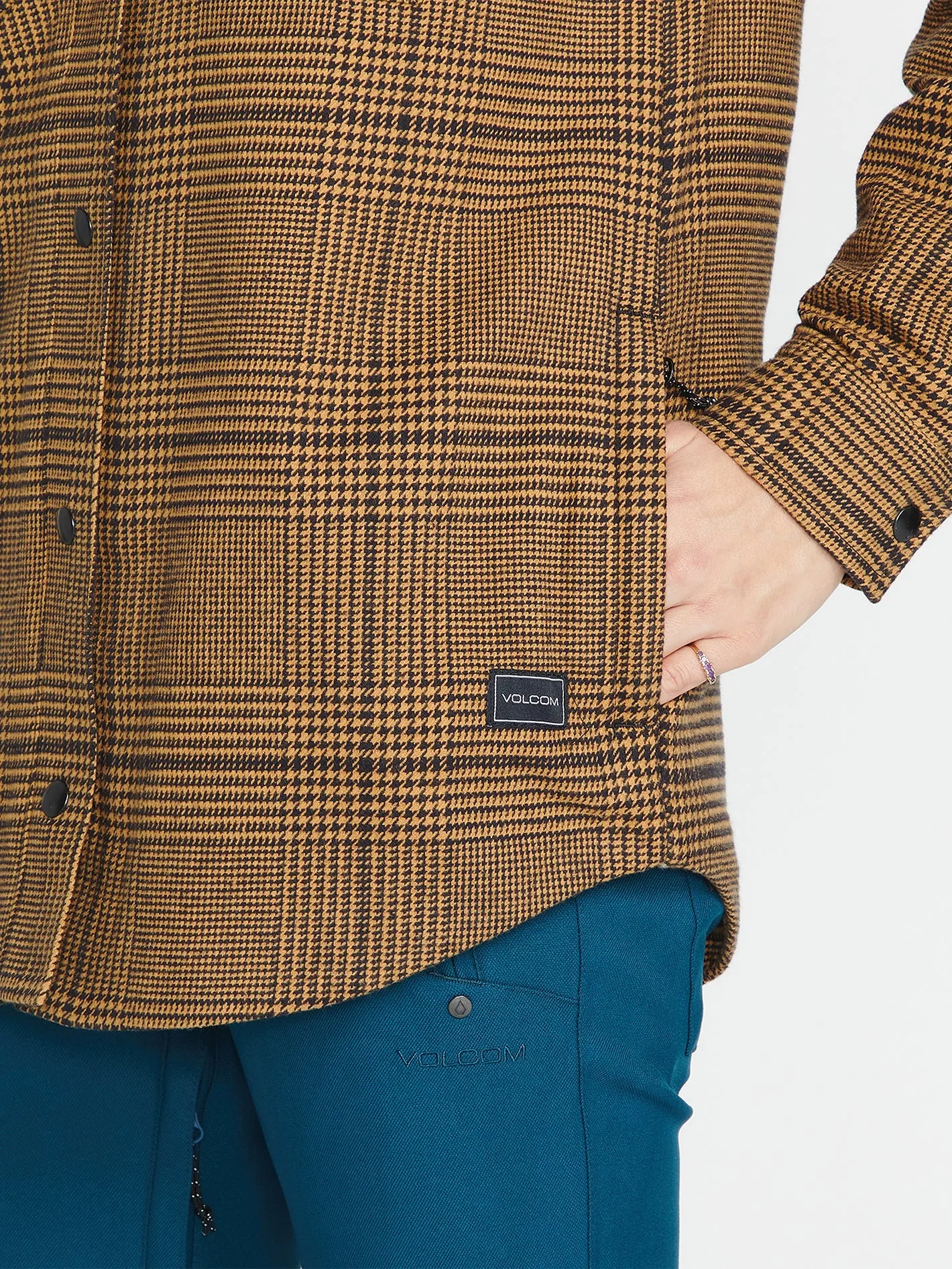 Veste Hooded Flannel - Caramel