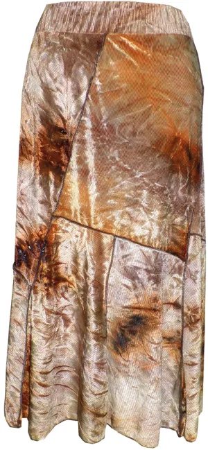 Vintage Jazz  Asymmetric  Skirt