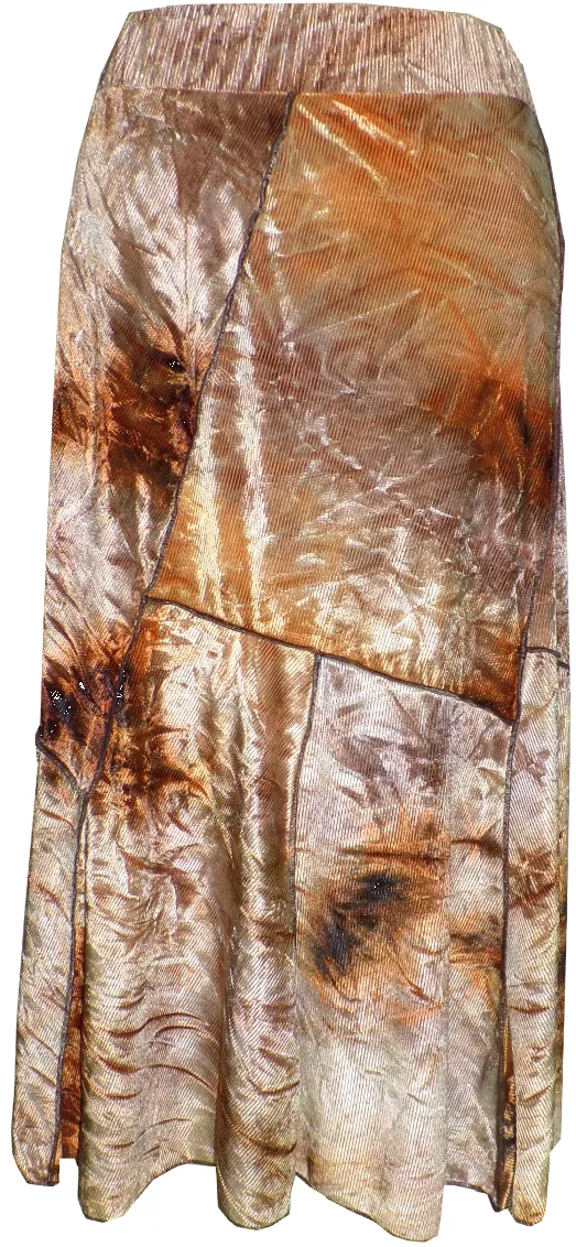 Vintage Jazz  Asymmetric  Skirt