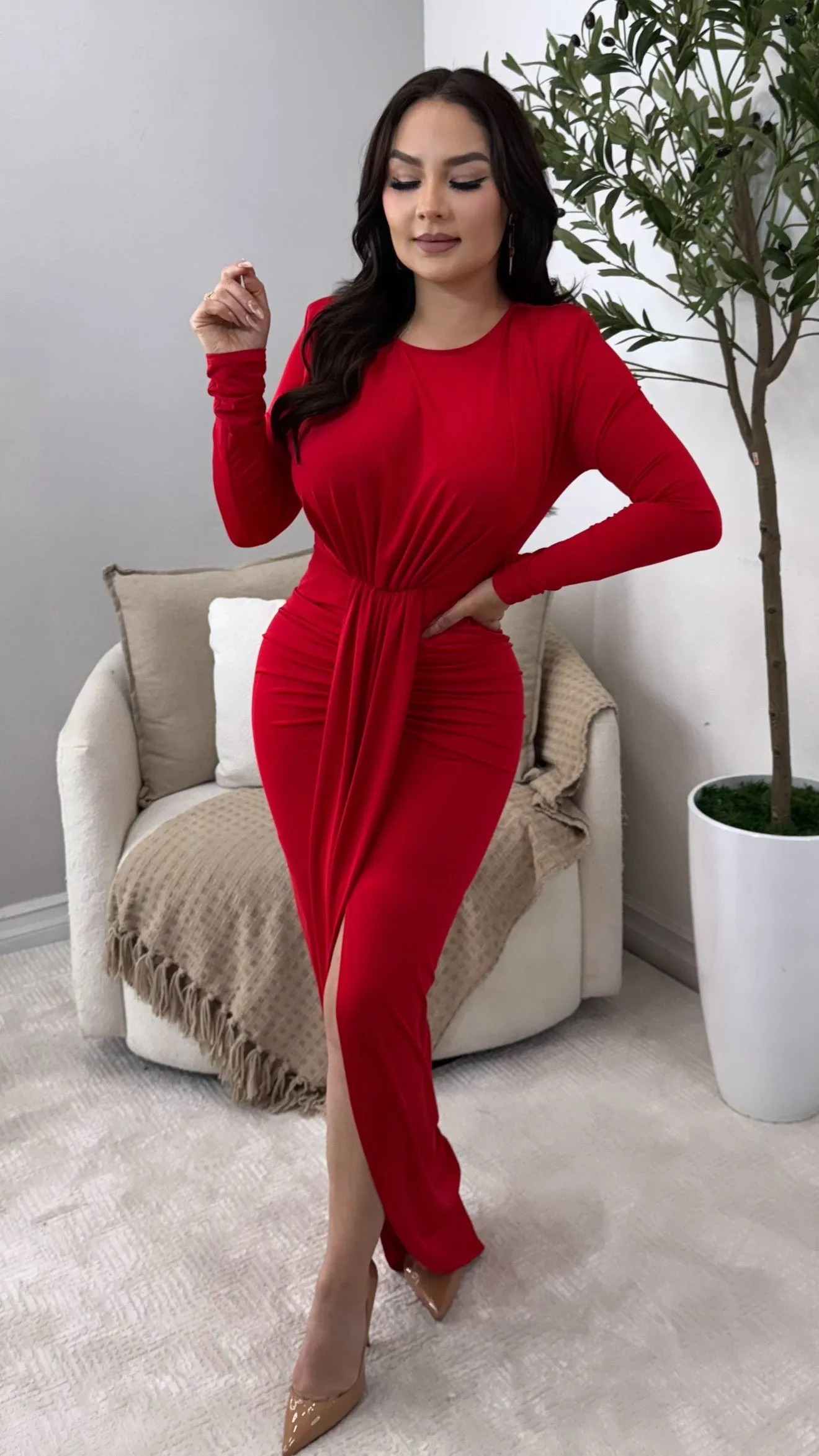VISIONARY RED DRESS