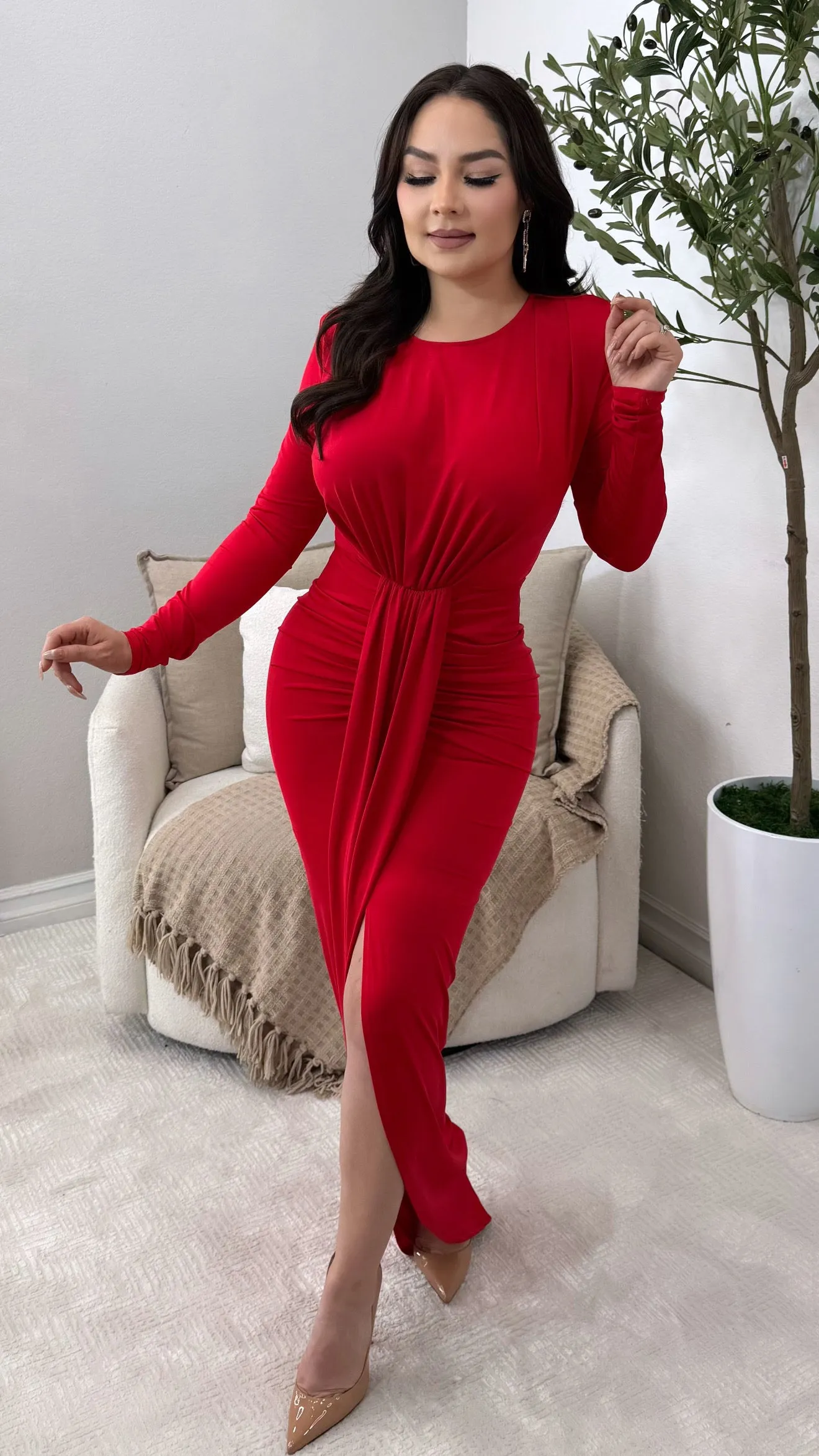 VISIONARY RED DRESS