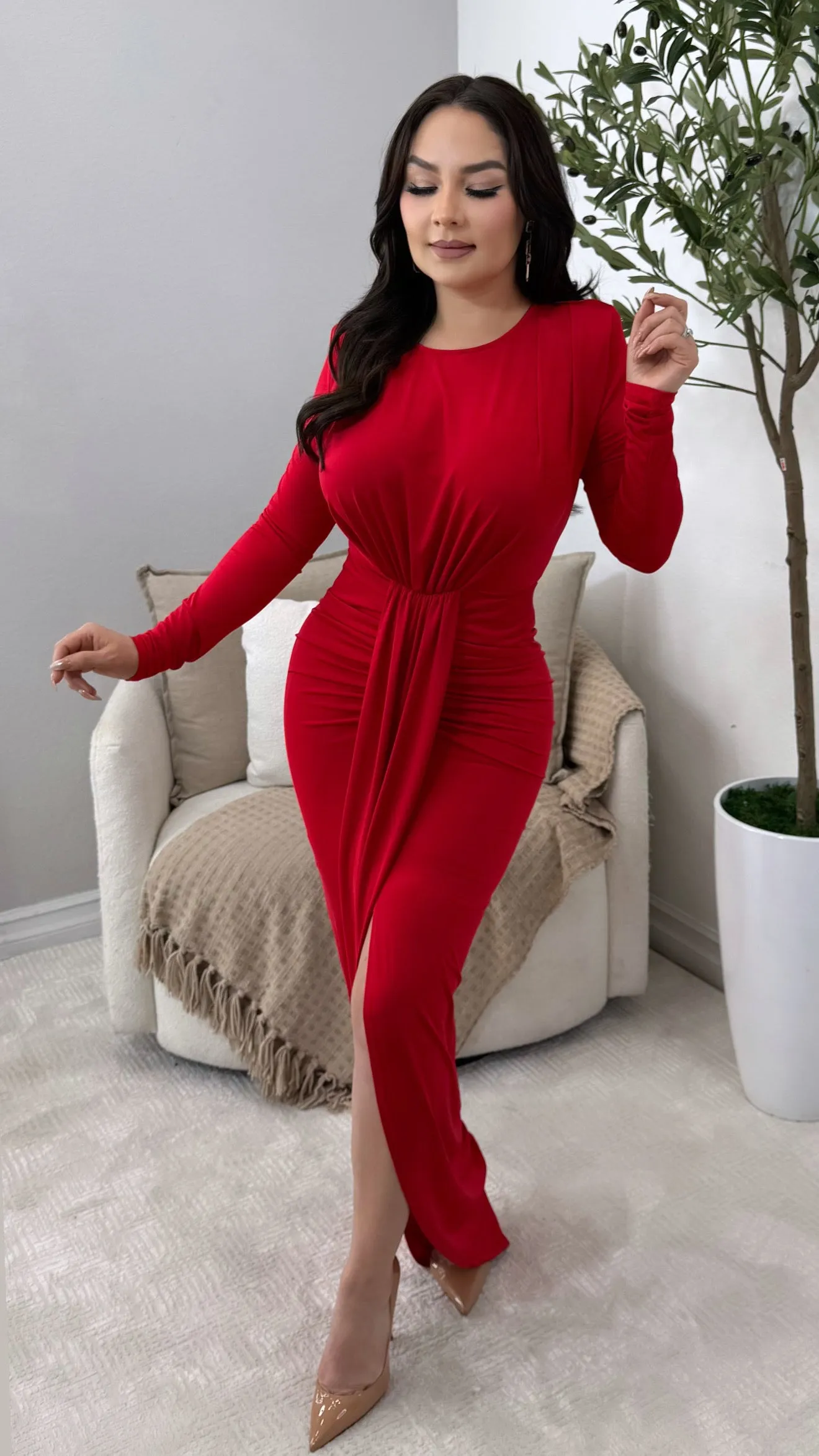 VISIONARY RED DRESS