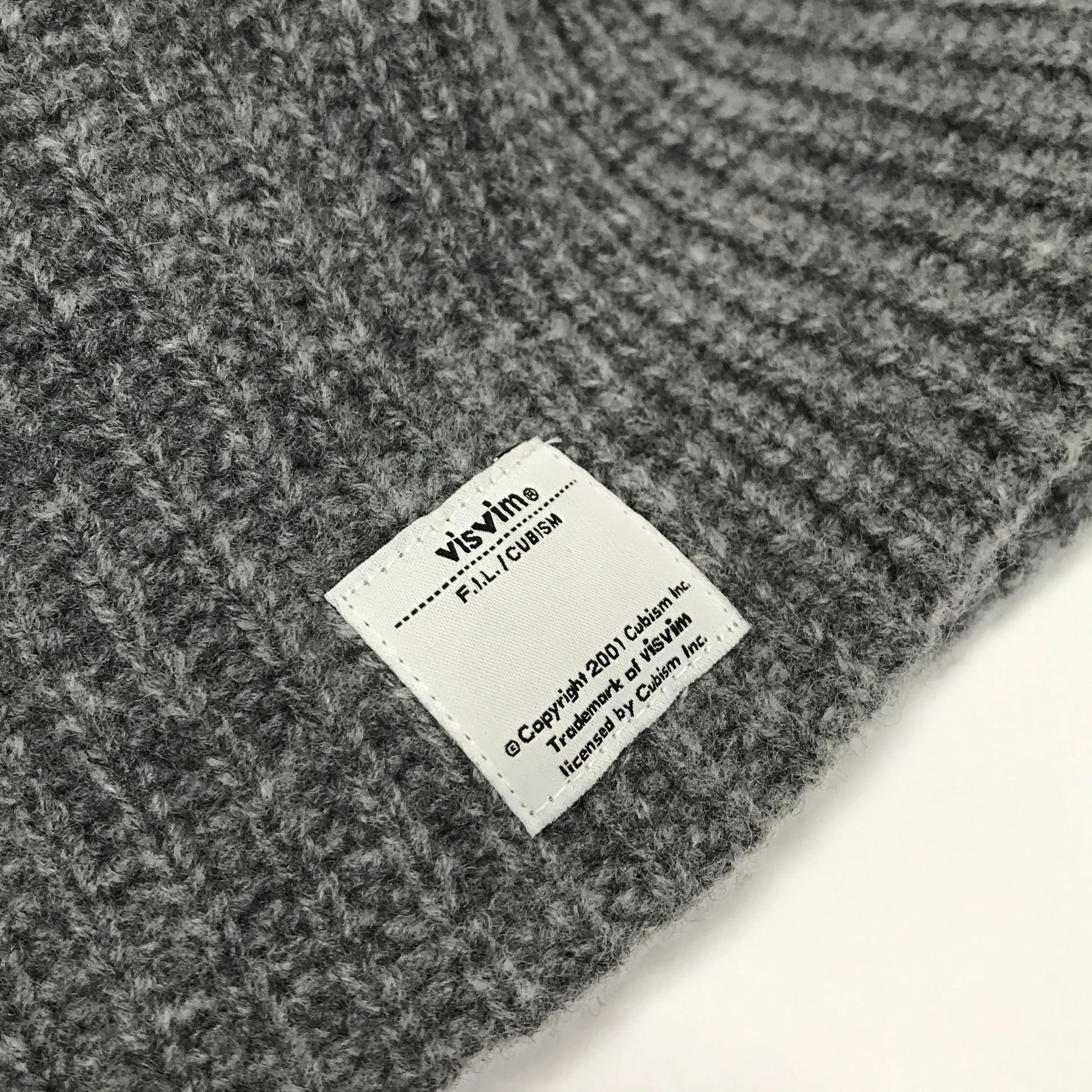 Visvim 11AW Wool Knit Beanie Grey