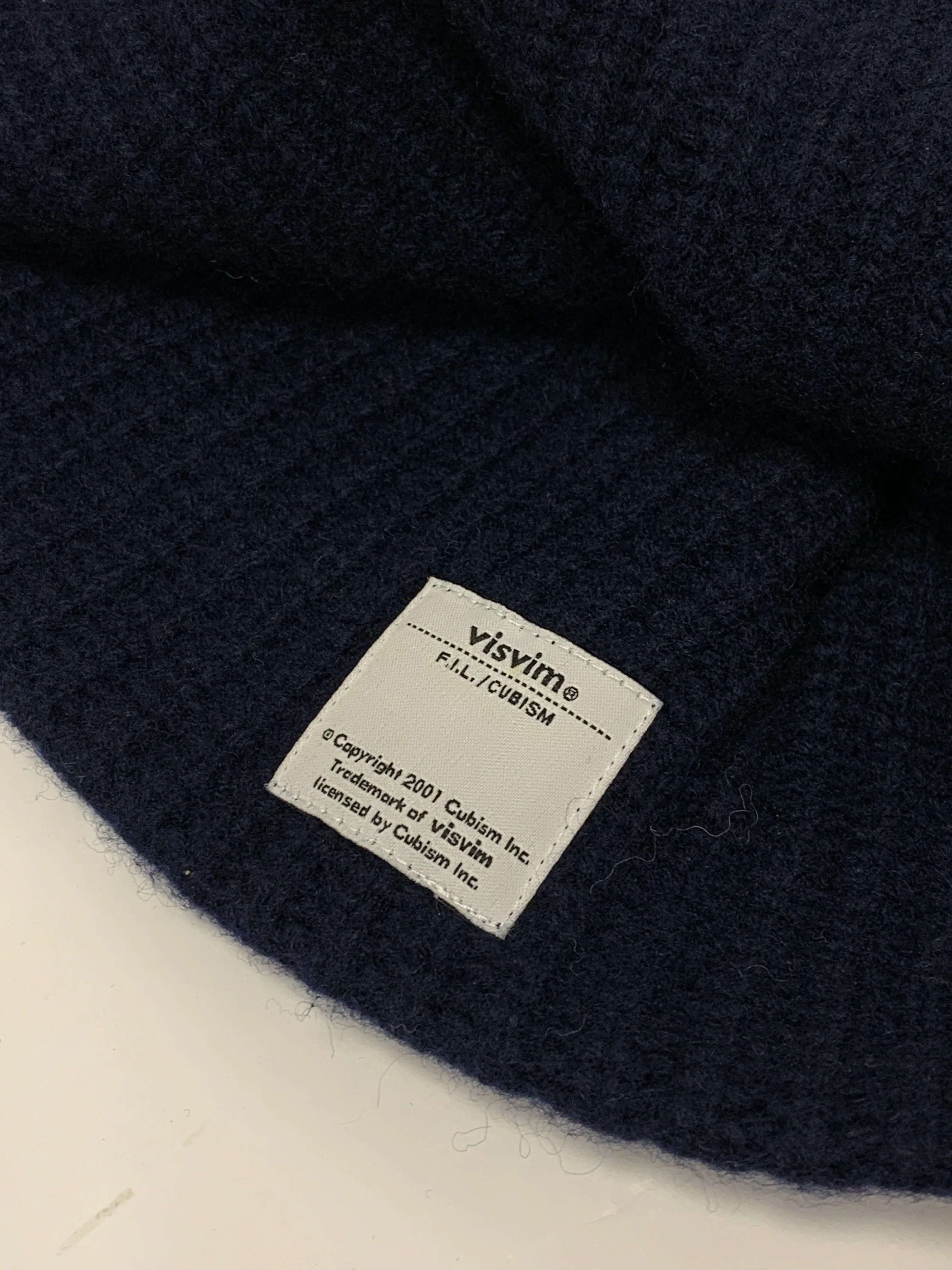 Visvim 14AW Wool Knit Beanie Navy