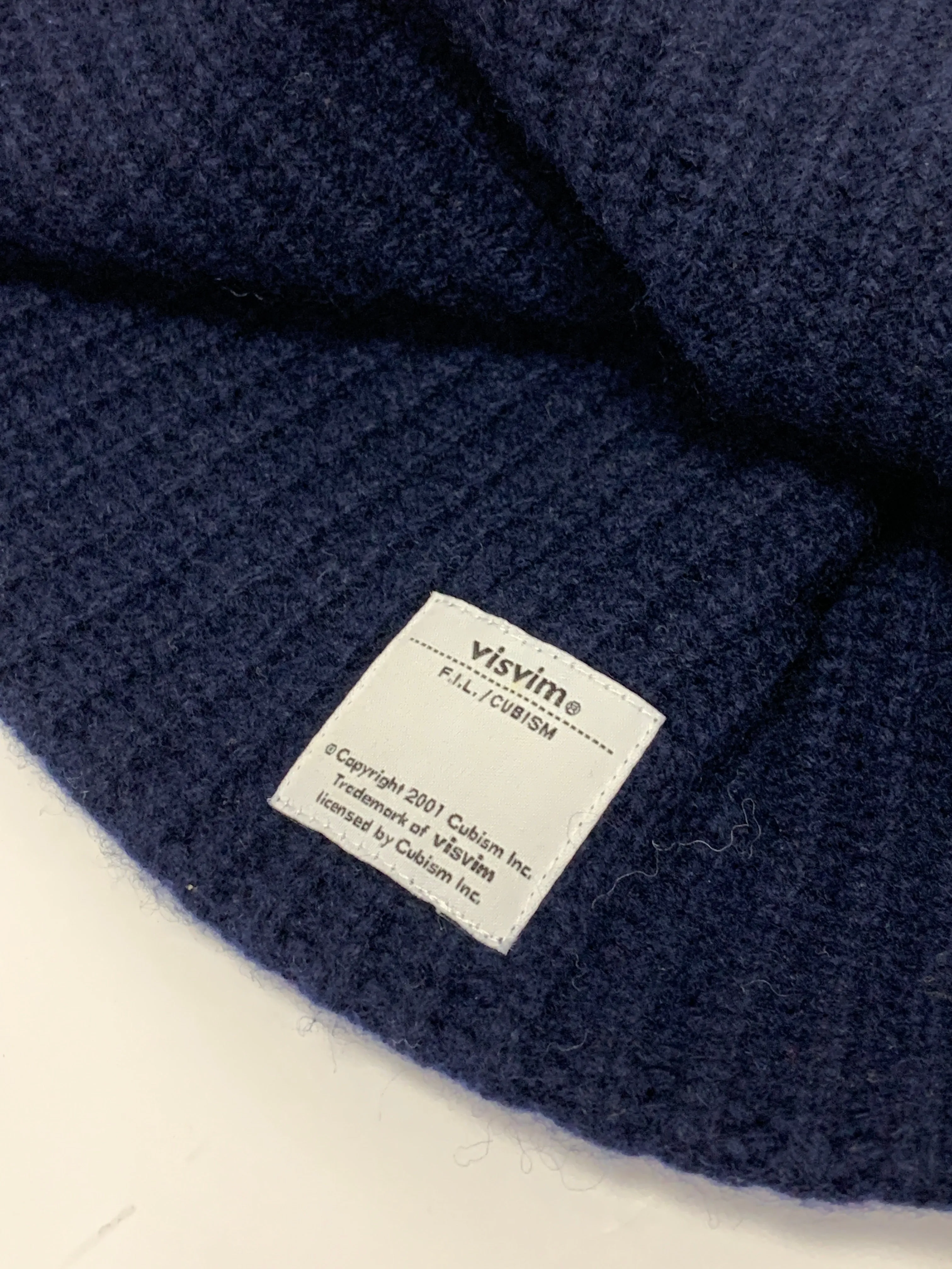 Visvim 14AW Wool Knit Beanie Navy